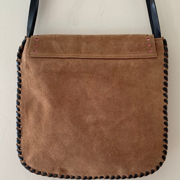 Brown suede purse - Picture 3 of 7